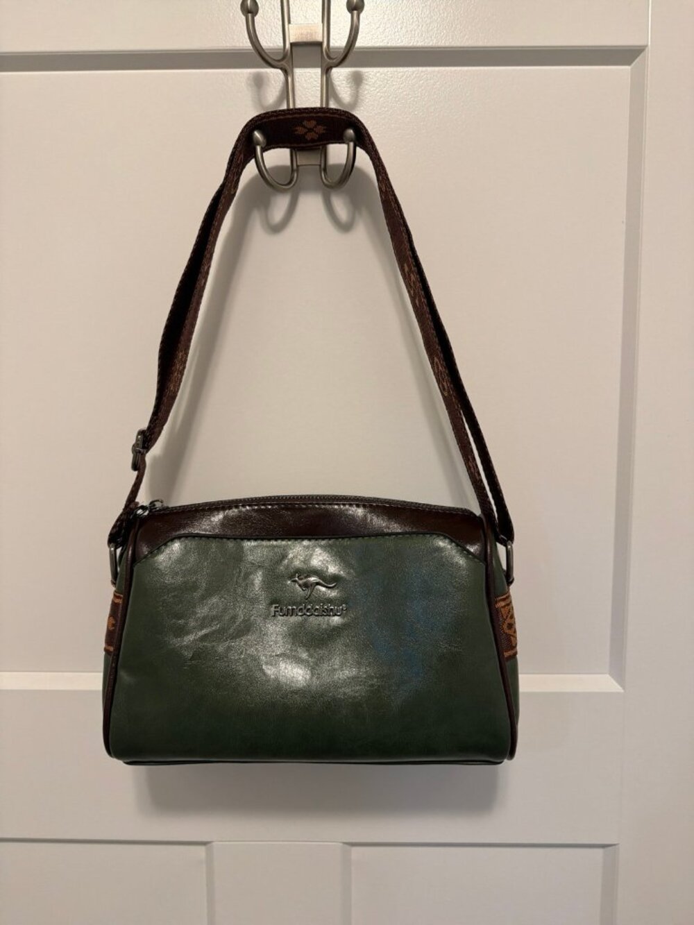 Fumddaishu fashion soft leather crossbody bag